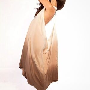 Kymerah Womens Maxi Dress Size 2 Nude Taupe Dress